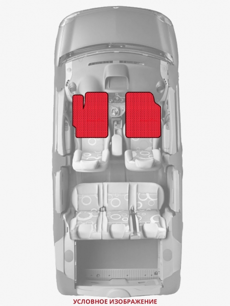 ЭВА коврики «Queen Lux» передние для Audi S6 (C7)